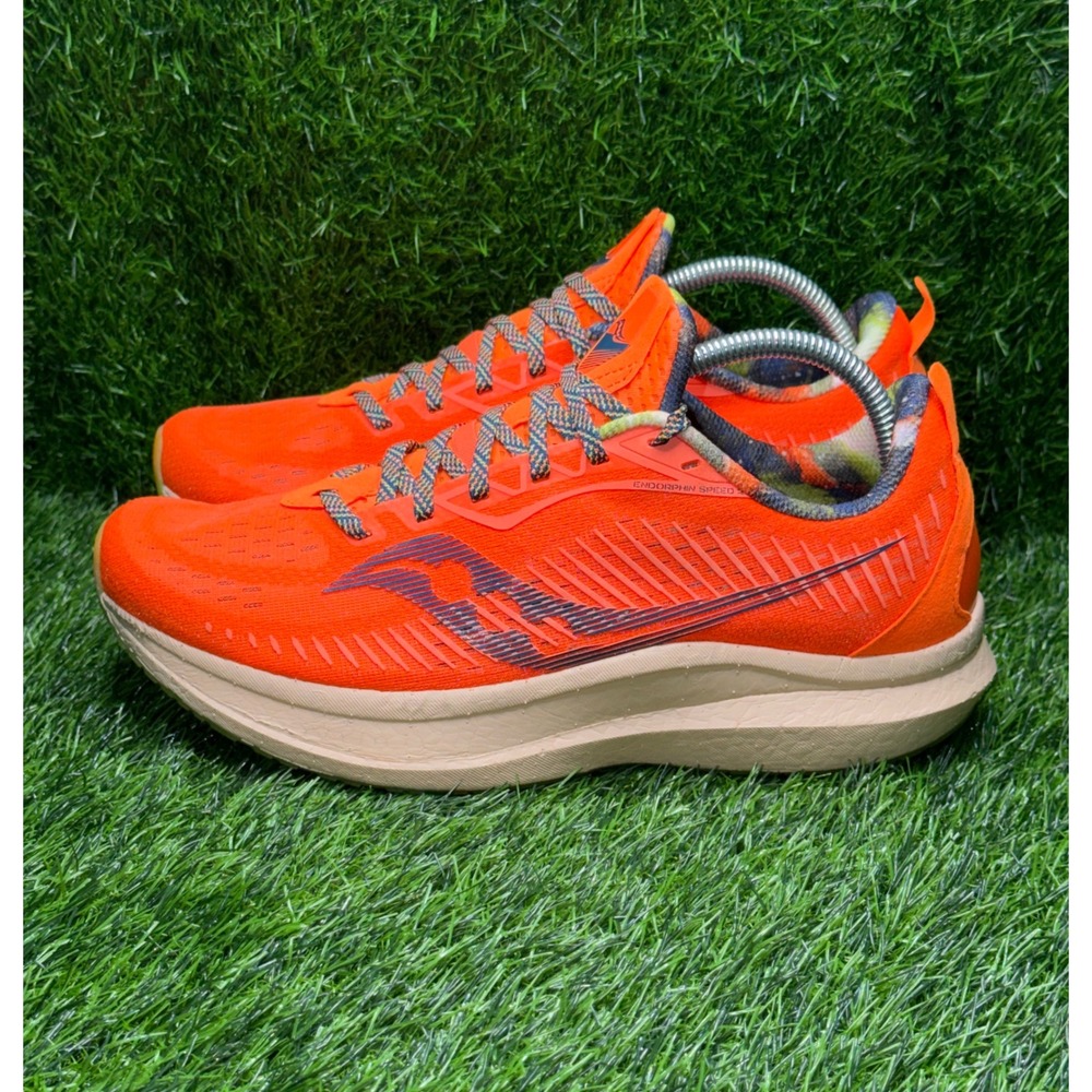 Saucony Endorphin Speed 2 Womens size 11 Running Shoes Orange Vizipro S10688-45